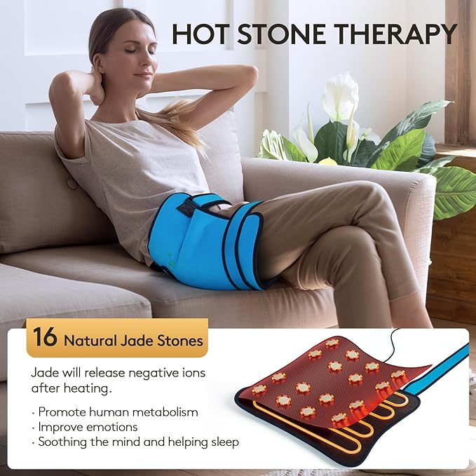 UTK Hip Heating Pad for Sciatica Pain Relief, Far Infrared Heating Pads with 16 Natural Jades & Smart Controller, Lower Back/Thigh/Buttock/Abdomen Electric Heat Pad for Women, FSA-HSA Eligible
