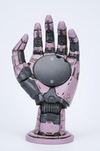 Cyberpunk Mechanical Hand Digital Alarm Clock, Steampunk Resin Statue, Desk Decor