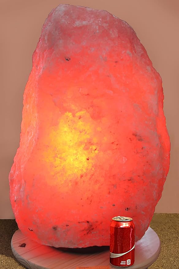 Giant Natural Himalayan Crystal Rock Salt Lamp 235~250 lbs
