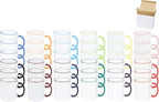 11oz White Ceramic Sublimation Coffee Mug in White Gift Box,12 Mixed Colors Banded, Case of 36