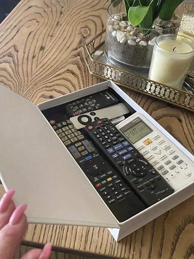 Decorative Storage Book Box – Hidden Storage for Remote Controls, Keys, and Small Items – Elegant Home Decor for Living Room, Bedroom, Coffee Table – Modern Style Faux Book Organizer (Welcome Home)