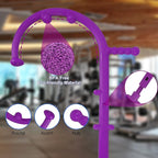 Massage Trigger Point Cane, Muscle Release Tool Self Massage Hook Cane, Handheld Back, Neck, Shoulder, Leg and Feet Massager Rod, Body Deep Tissue for Men & Women, Purple