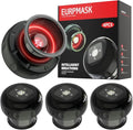 4 Pack 5-in-1 Electric Cupping Kit for Massage Therapy with Red Light Therapy - 24 Levels of Adjustable Suction & Heat, Portable Cupping Therapy Set for Back Pain Relief & Neck Muscle Soreness