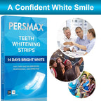 Teeth Whitening Strips for Sensitive Teeth Enamel Safe Whitening Kit No-Slip Remove Coffee Wine Smoking Stains Professional 14 Treatments 28 Strips