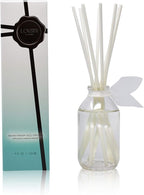 LOVSPA Reed Diffuser Set, Summer Linen Scented Oil Diffuser with Sticks, Home Fragrance Accessories for Bathroom Shelf Decor, Aroma Diffusers for Home or Office Desk, USA Made