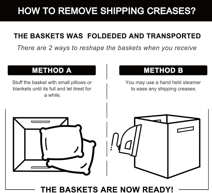 OIAHOMY Storage Cubes 11 Inch Storage Bins-3 Pack, Cotton Rope Woven Baskets for Organizing, Square Baskets for Shelves Organizer, Classroom, Toy Basket, DarK Grey