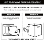 OIAHOMY Storage Cubes 11 Inch Storage Bins-3 Pack, Cotton Rope Woven Baskets for Organizing, Square Baskets for Shelves Organizer, Classroom, Toy Basket, Green