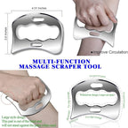 BYYDDIY 4 in 1 Gua Sha Massage Tool Set - Muscle & Fascia Scraper, Scar Tissue Tool for Physical Therapy