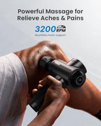 RENPHO Thermacool Massage Gun Deep Tissue with Heat and Cold Head, Handheld Muscle Massager with Carry Case, Percussion Body Muscle Masajeador for Men Women Athletes, Active