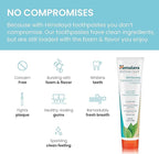 Himalaya Botanique Whitening Complete Care Toothpaste, Teeth Whitening, Fights Plaque, Fluoride Free, No Artificial Flavors, SLS Free, Cruelty Free, Foaming, Simply Mint Flavor, 5.29 Oz, 4 Pack
