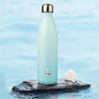 Insulated Water Bottles,25 oz Double Wall Stainless Steel Vacumm Metal Flask for Sports Travel,Mint