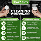 Washing Machine Cleaner + Dishwasher Cleaner Bundle - Heavy Duty Appliance Deep Cleaning, Descaling and Deodorizing