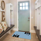 Mingnei Hi Bye Cat Welcome Doormat Door Mat for Home Kitchen Entrance,Cat Door Mat,Funny Black Lover Floor Mats for House Front Indoor Inside Outdoor Outside Entryway Rug 30x17 Welcome Mat (Color-4)