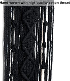 MOONFLY Black Moon Dream Catcher with Handmade Crystal Stone Design Woven Cotton Dream Catchers Boho Macrame Wall Hanging Home Decoration Ornament Craft Gift (Black Crystal Stone Moon)