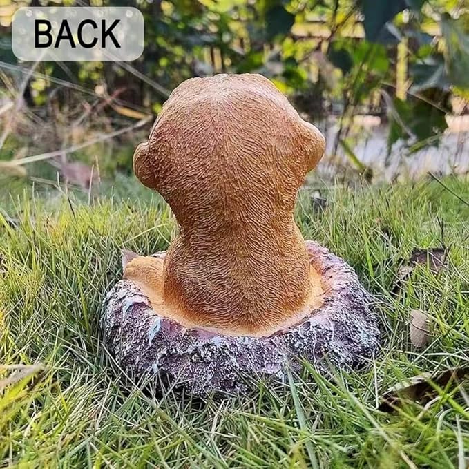Meerkat Statue - Charming Meerkat Garden Animal Statue: Lifelike Decor Accent for Your Yard or Patio - Add Personality to Your Outdoor Space