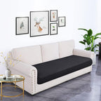 hyha Waterproof Couch Cushion Covers, Stretch Sofa Couch Seat Slipcover for Dog Washable, Non-Slip Waterproof Outdoor Cushion Covers for Patio Furniture Replacement (1 Piece for Large, Black)