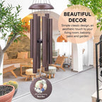 Personalized Sympathy Wind Chime, Memorial Wind Chimes in Memory of a Loved One Gift, Memorial Gifts Wind Chimes for Outside Patio Home or Garden Decor