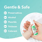 LAB52 Kids Oral Spray, Toddler Toothpaste Helper for Daily Oral Care and Fresh Breath, Children Approved with Fluoride Free for Newborn to Preschoolers, Xylitol Watermelon Flavor