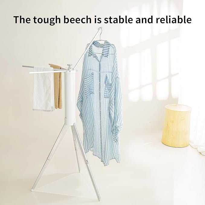 JOOM Clothes Drying Rack Portable Foldable - Drying Rack Clothing Space Saving,Collapsible Drying Rack for Laundry,Travel,Indoor,Outdoor. Folding Clothing Rack Home and Travel (Small Silver)