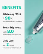 Live Orals Whitening Toothpaste 80g x 3Units - Fluoride-Free Stain Removal, Strengthens Enamel, Natural Ingredients, Fresh Mint Flavor