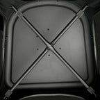 Amazon Basics Metal Dining Chairs, Matte Black, 1 Count (Pack of 4)