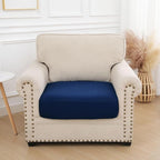 hyha Waterproof Couch Cushion Covers, Stretch Sofa Couch Seat Slipcover for Dog Washable, Non-Slip Waterproof Outdoor Cushion Covers for Patio Furniture Replacement (1 Piece for Small, Navy)