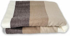 LATITUDE ZERO, Alpaca Wool Throw Blanket | Warm, Ultra-Soft, Breathable, Non-Itchy Blanket-Throw | Hypoallergenic and Beautiful Fabric (Brown)