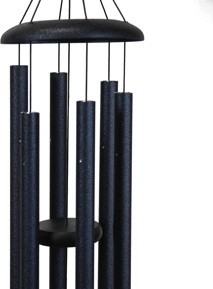 Corinthian Bells by Wind River – 30 inch Midnight Blue Wind Chime for Patio, Backyard, Garden, and Outdoor Decor (Aluminum Chime) Made in The USA