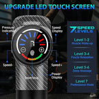 TOLOCO Massage Gun, Deep Tissue Back Massage for Athletes for Pain Relief, Percussion Massager with 10 Massages Heads & Silent Brushless Motor, Carbon