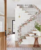 Lvydec 2 Pack Fall Maple Garland - 5.9ft/Piece White Artificial Fall Foliage Garland Colorful Autumn Decor for Home Wedding Party