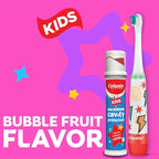 Colgate Kids Toothpaste Pump with Fluoride for Cavity Protection, Ages 6+, ADA Accepted, Bubble Fruit, 4.4 Ounce, 6 Pack