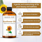 Majestic Pure Sunflower Essential Oil with Glass Dropper - Huge 4 Fl Oz - 100% Pure and Natural Black Pepper Oil - Premium Grade Essential Oils for Diffuser, Aromatherapy, Soap and Candle Making