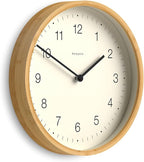 NEWGATE® Bali Wall Clock | Scandi Inspired Bamboo Clock | 12 inch | Modern Minimalist Design for Kitchen, Living Room or Office