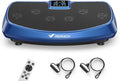 MERACH Vibration Plate Exercise Machine, 3D & 4D Vibration Plate with 2 Tension Ropes LED Display, Whole Body Vibration Platform for Women Men, Exercise Equipment for Home