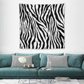 HZOHNAGO Zebra Print Tapestry Nature Wild Animals Black and White Stripe Printed Wall Tapestry Painting Wall Hanging for Bedroom Living Room Dorm 60" W x 60" H
