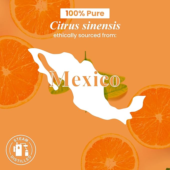 Handcraft Blends Organic Orange Essential Oil – 1 Fl Oz – 100% Pure and Natural – Premium Grade Essential Oil for Diffuser and Aromatherapy