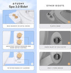 TUSHY 3.0 Spa Bidet Attachment. Cool to Warm Water. It's Time to Replace Toilet Paper, Fresh Water Spray (Requires Sink Access for Optional Temperature Control), Bamboo