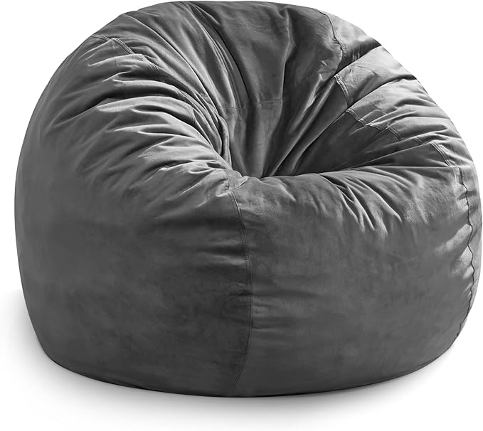 Hobestluk Bean Bag Chairs 2.5FT Bean Bag Chair with Memory Foam Filled & Machine Washable Cover,Beanbag Chair, Small Bean Bag Chairs for Playroom, Living Room, Bedroom