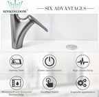Garbage Disposal SinkTop Air Switch Kit with Stainless Steel Button,Chrome