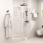 Angle Simple Bathroom Towel Hooks, Stainless Steel Robe Coat Hooks for Wall, Matte Black, 2 Pack