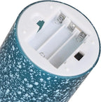 Flameless Candles with Remote - Battery Operated Candles with Timer, Flickering Real Wax LED Pillar Christmas Candles for Wedding, Table, Home Decorations (Blue, Set of 3)