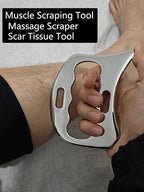 Muscle Scraper Stainless Steel IASTM Massage Tools Set,Gua Sha Scraping Tools for Physical Therapy(3pcs)