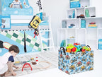 HIYAGON Rectangular Monster Truck Basket for Kids Baby Basket for Boys and Girls Cute Toy Storage Organizer Bin Box Truck Room Decor(Monster Truck)
