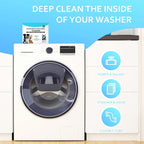 Washing Machine Cleaner 48 Pack-24 Month Supply,Cleaning Tablets Formulated for Pet Owners for He,Easy Pet Hair Remover for Laundry.Top & Front Load Washer.Septic Safe.