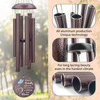Sympathy Wind Chimes, Personalized Butterfly Wind Chimes for Loss of Loved One, Commemorative Sympathy Gifts for Funeral, in Memory of Dad/Mom/Husband/Wife