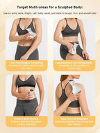 Body Sculpting Machine, Lymphatic Drainage Massager & Anti Cellulite Massage Tool, Helps Reduce Stretch Marks & Cellulite, Pain Relief Devices for Sciatica Nerve, Legs, Arms, Hip, Muscle & Lower Back