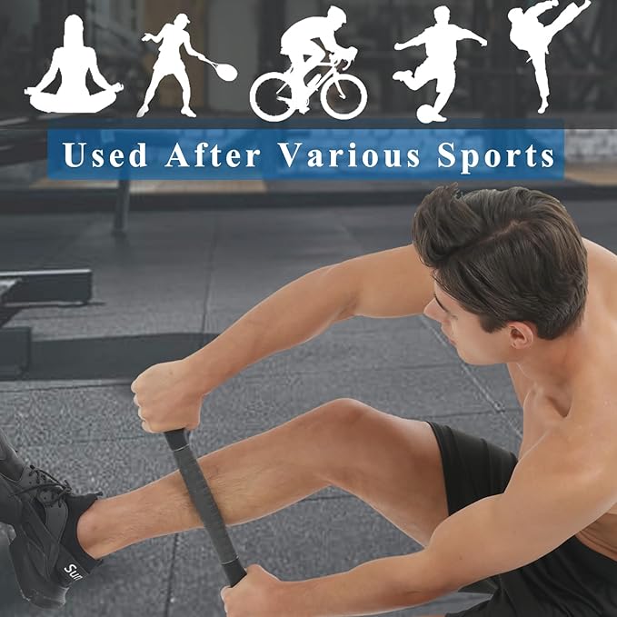 Muscle Roller Massage Stick for Legs Massager Roller-Calf Roller Deep Tissue Release Muscle Soreness, Trigger Points for Legs, Neck, Calves, Thighs, Shins, Back