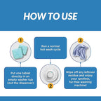Washing Machine Cleaner Tablets - 24 Count 1-Year Supply | Formulated for Pet Owners | Pet-Friendly Deep Descaler | HE, Top & Front Load | Septic Safe & Eco-Friendly | Eliminates Odor & Residue
