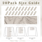 20 Pack Rose Brown Cheesecloth Table Runner 10FT Rustic Gauze Fabric Cheese Cloth Table Runner for Wedding Bridal Baby Shower Table Decor Boho Sheer Birthday Party Table Decorations 20 x 120 Inch Long