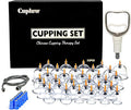 Cupping Kit for Massage Therapy - 32 Cups Professional Chinese Cupping Set with Magnetics, Vacuum Cupping Therapy Set for Cellulite Reduction Muscle Pain Relief with Manual Pump